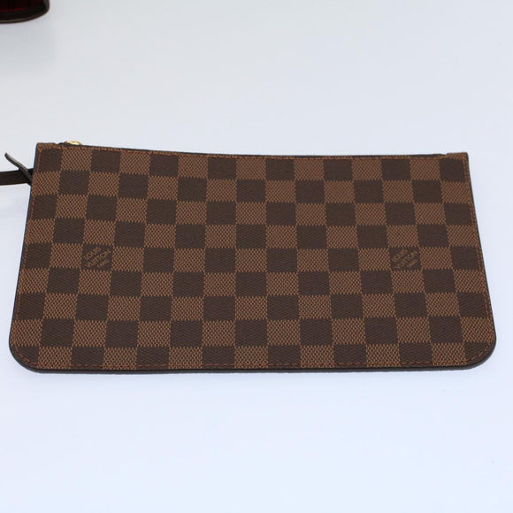 LOUIS VUITTON Damier Ebene Neverfull MM Tote Bag N51105 LV Auth ar10580SA