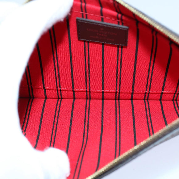 LOUIS VUITTON Damier Ebene Neverfull MM Tote Bag N51105 LV Auth ar10580SA