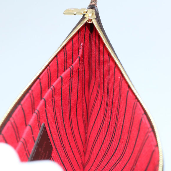 LOUIS VUITTON Damier Ebene Neverfull MM Tote Bag N51105 LV Auth ar10580SA