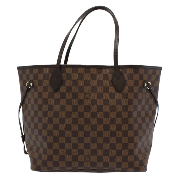 LOUIS VUITTON Damier Ebene Neverfull MM Tote Bag N51105 LV Auth ar10580SA