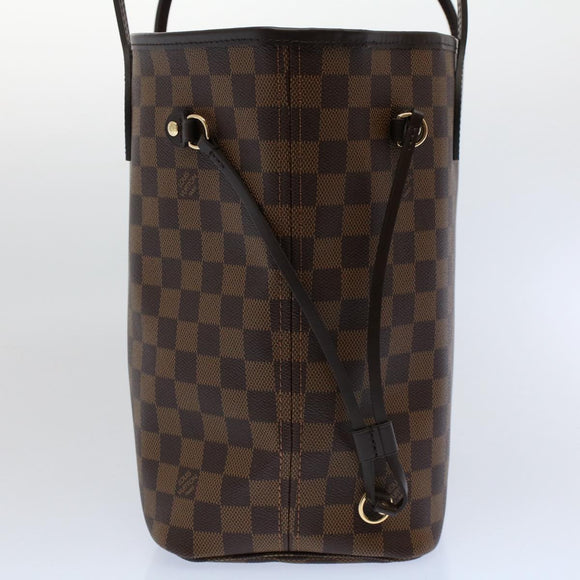 LOUIS VUITTON Damier Ebene Neverfull MM Tote Bag N51105 LV Auth ar10580SA