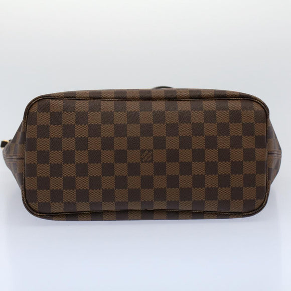 LOUIS VUITTON Damier Ebene Neverfull MM Tote Bag N51105 LV Auth ar10580SA
