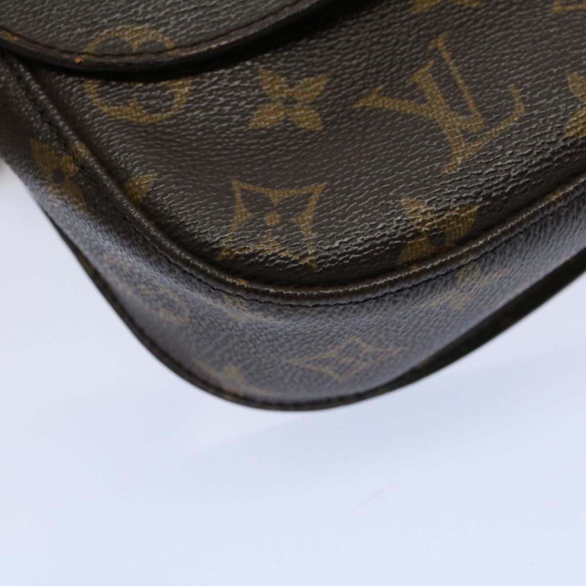 LOUIS VUITTON Monogram Saint Cloud MM Shoulder Bag M51243 LV Auth ar10598B