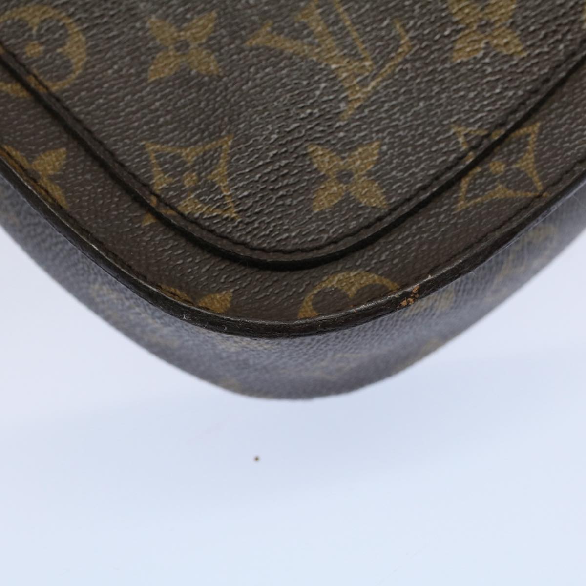 LOUIS VUITTON Monogram Saint Cloud MM Shoulder Bag M51243 LV Auth ar10598B