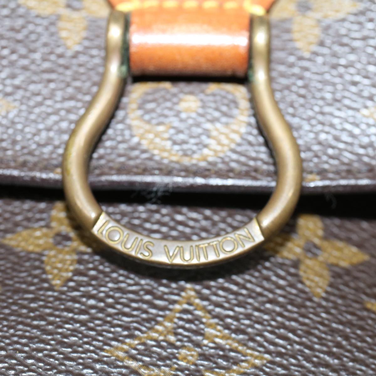 LOUIS VUITTON Monogram Saint Cloud MM Shoulder Bag M51243 LV Auth ar10598B