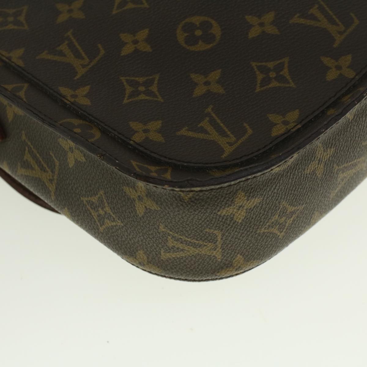 LOUIS VUITTON Monogram Saint Cloud GM Shoulder Bag M51242 LV Auth ar10624B