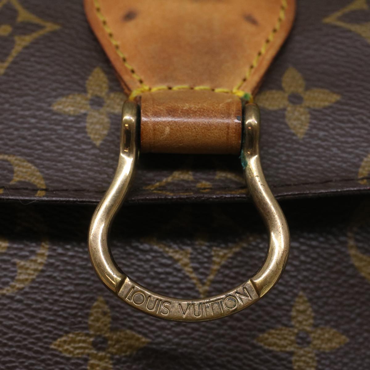 LOUIS VUITTON Monogram Saint Cloud GM Shoulder Bag M51242 LV Auth ar10624B