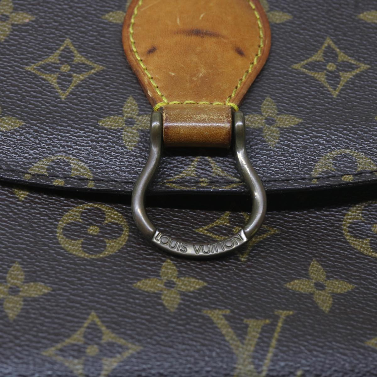 LOUIS VUITTON Monogram Saint Cloud GM Shoulder Bag M51242 LV Auth ar10652