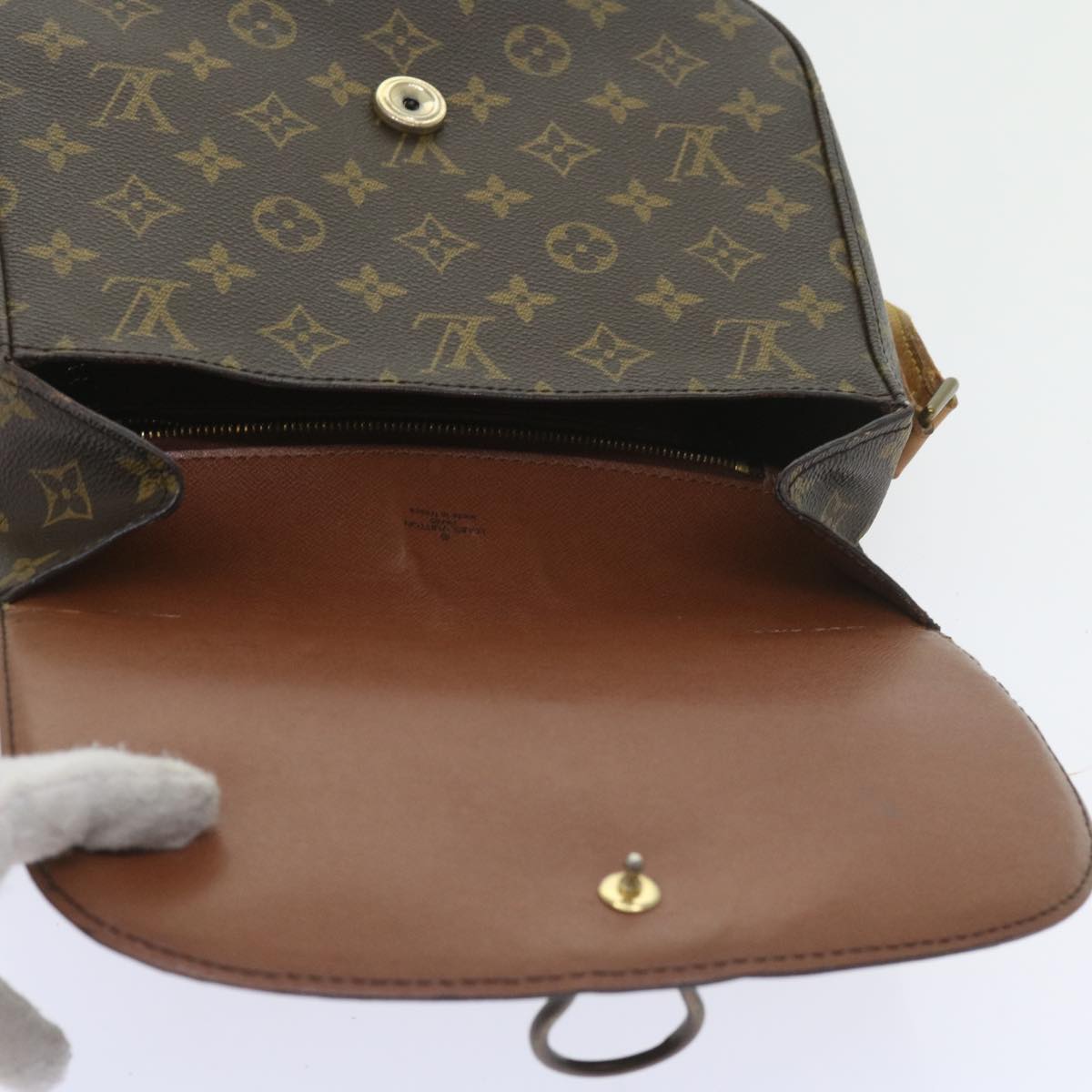 LOUIS VUITTON Monogram Saint Cloud GM Shoulder Bag M51242 LV Auth ar10652