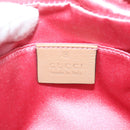 GUCCI GG Marmont Quilted Shoulder Bag Leather Gold Tone 447632 Auth ar10683-18