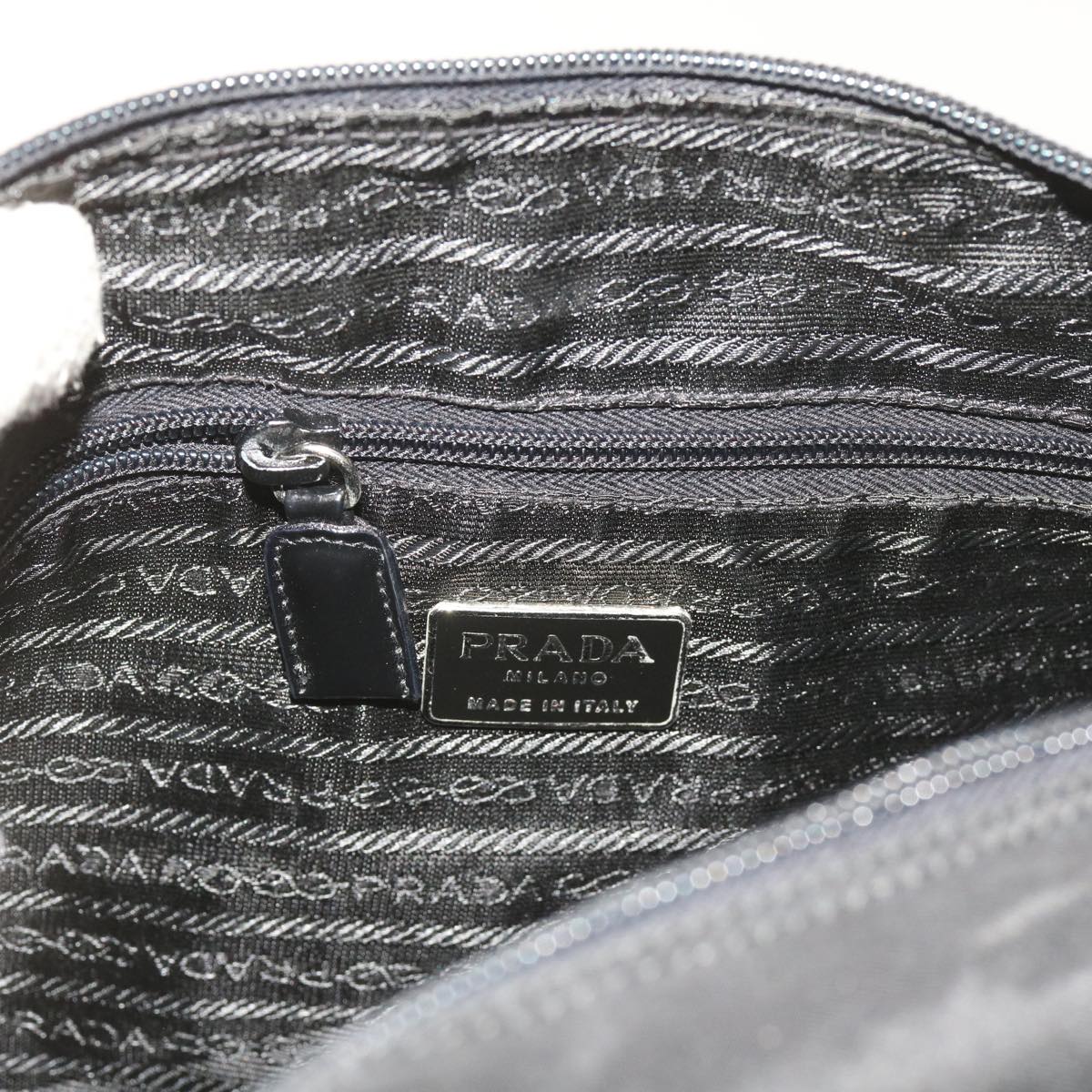 PRADA Shoulder Bag Nylon Black Auth ar10712