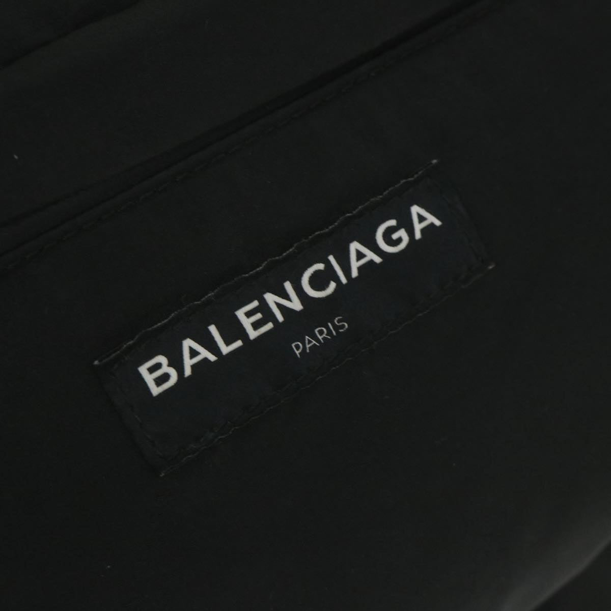 BALENCIAGA Backpack Nylon Black 459744 Auth ar10734