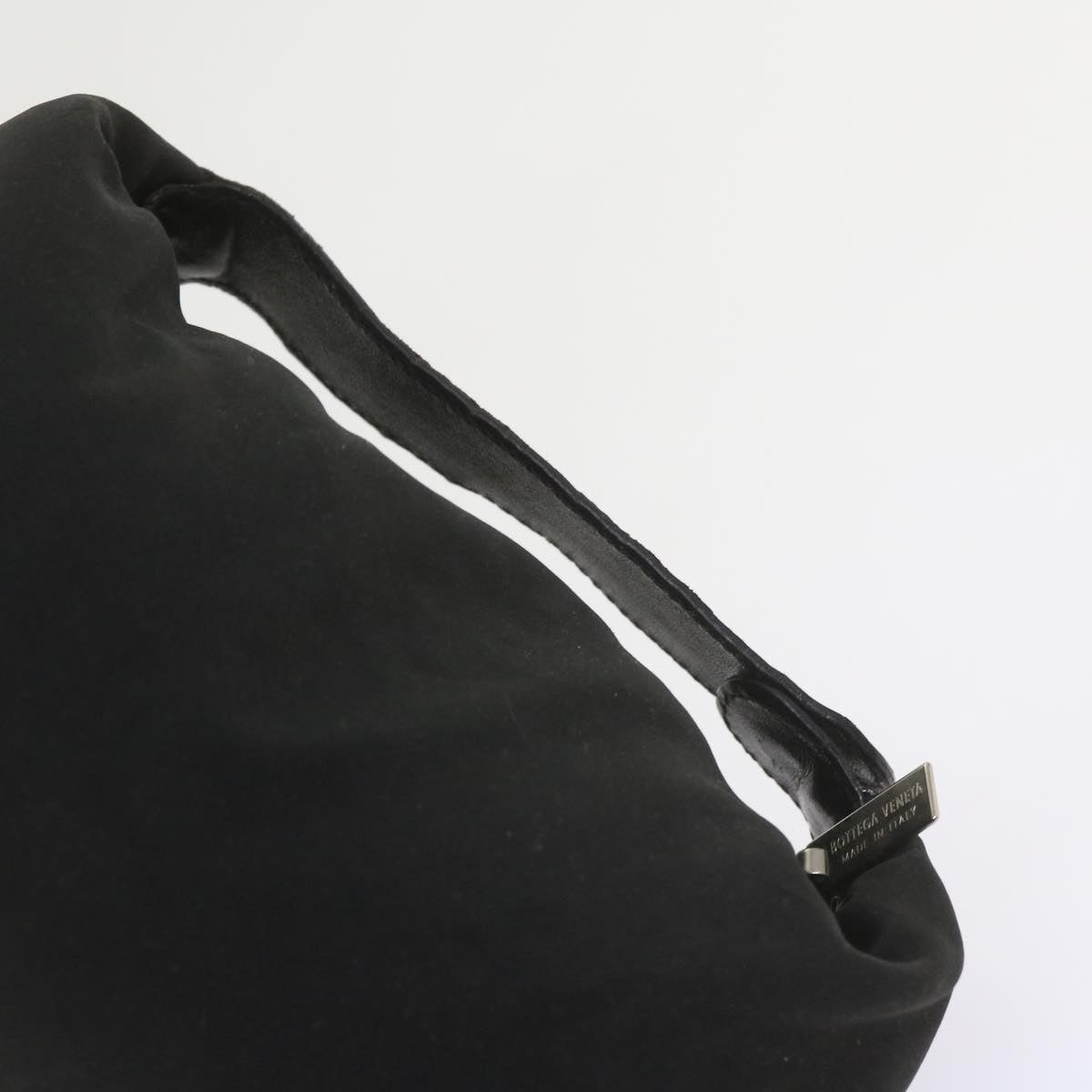 BOTTEGA VENETA Hand Bag Backpack Nylon 3Set Black Brown Auth ar10740