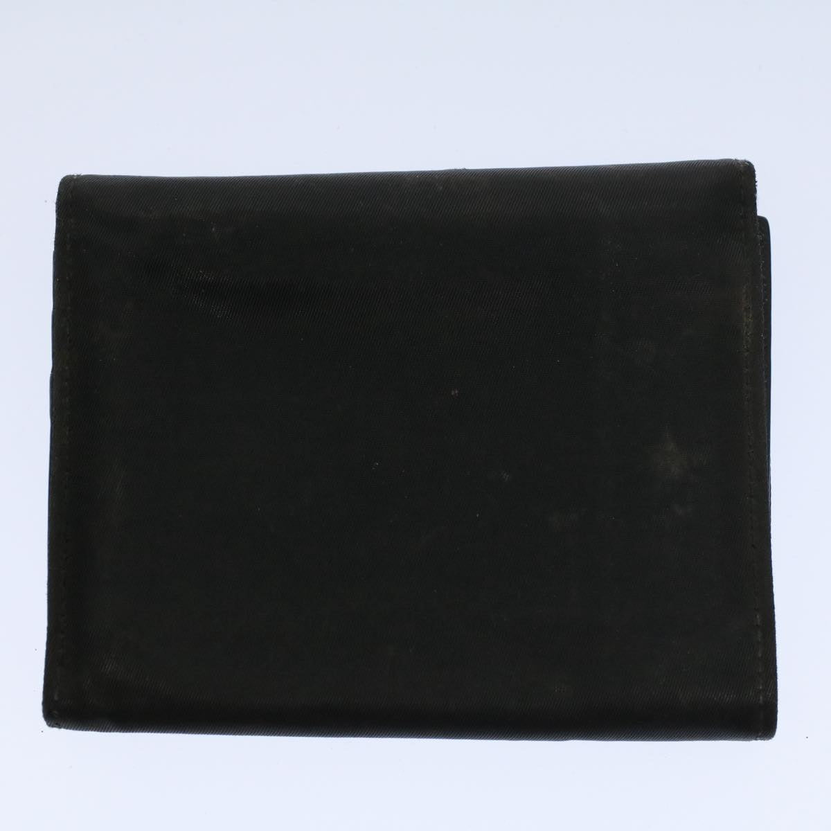 PRADA Wallet Nylon 11 Pieces Black Green Auth ar10749
