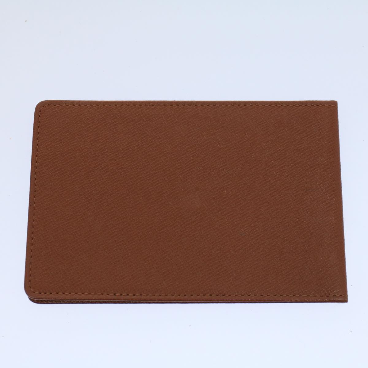 LOUIS VUITTON Monogram Mat Card Case Key Case Leather 10set Brown Auth ar10764