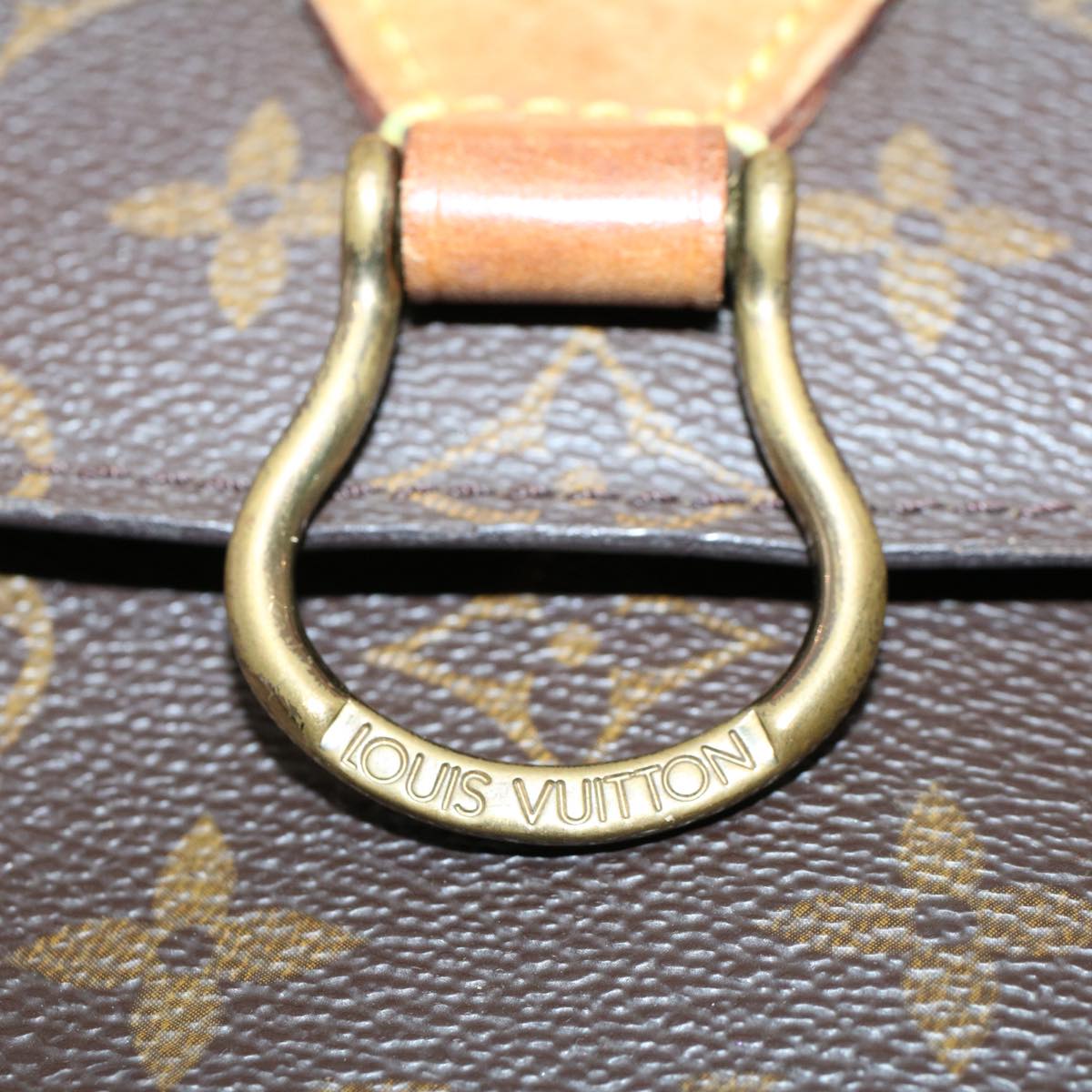 LOUIS VUITTON Monogram Saint Cloud GM Shoulder Bag M51242 LV Auth ar10821B