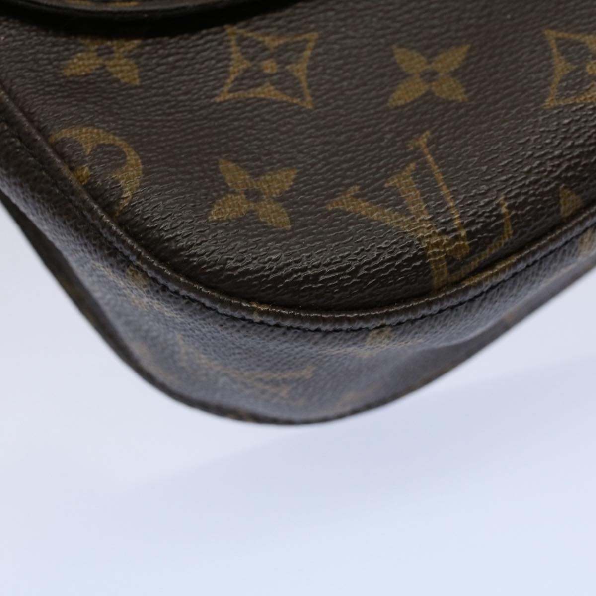 LOUIS VUITTON Monogram Saint Cloud GM Shoulder Bag M51242 LV Auth ar10825B