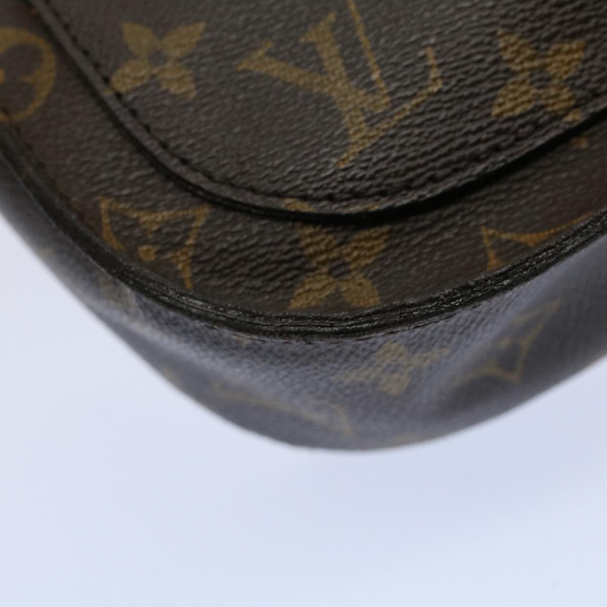 LOUIS VUITTON Monogram Saint Cloud GM Shoulder Bag M51242 LV Auth ar10825B