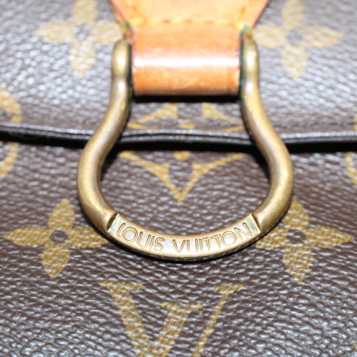 LOUIS VUITTON Monogram Saint Cloud GM Shoulder Bag M51242 LV Auth ar10825B