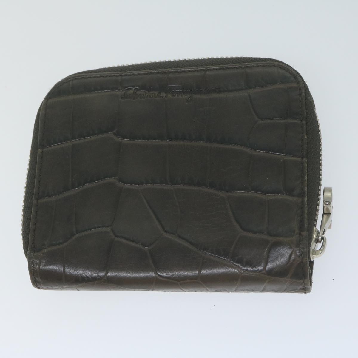 Salvatore Ferragamo Wallet Leather 7Set Black Brown blue Auth ar10909 - 0