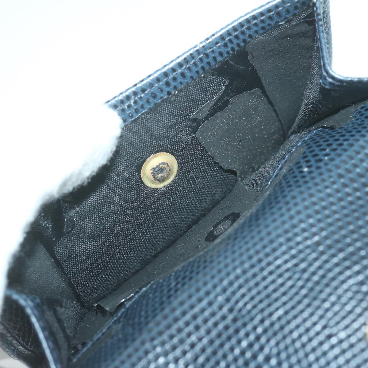 Salvatore Ferragamo Wallet Leather 7Set Black Brown blue Auth ar10909