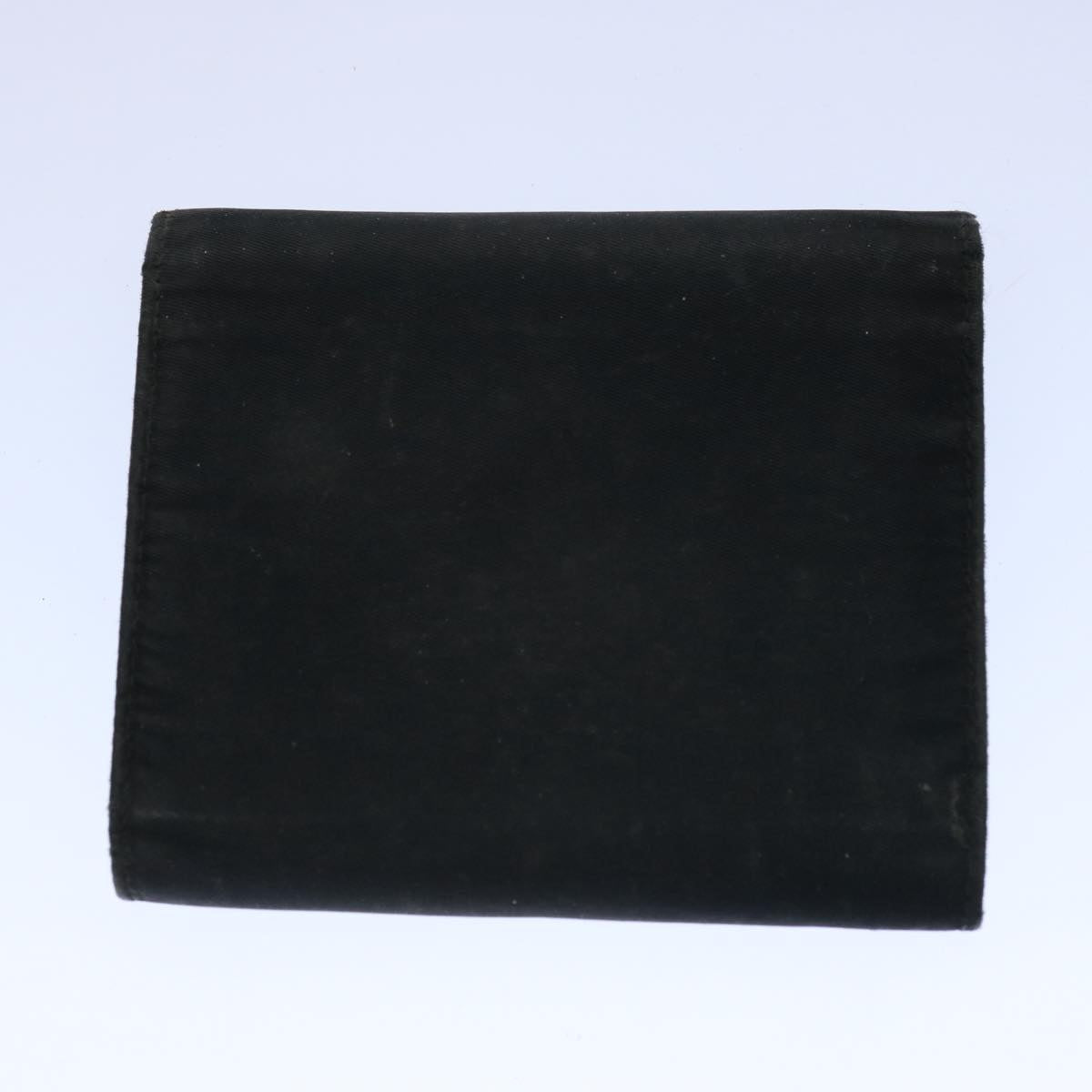 PRADA Wallet Leather Nylon 10set Black Brown Auth ar10912
