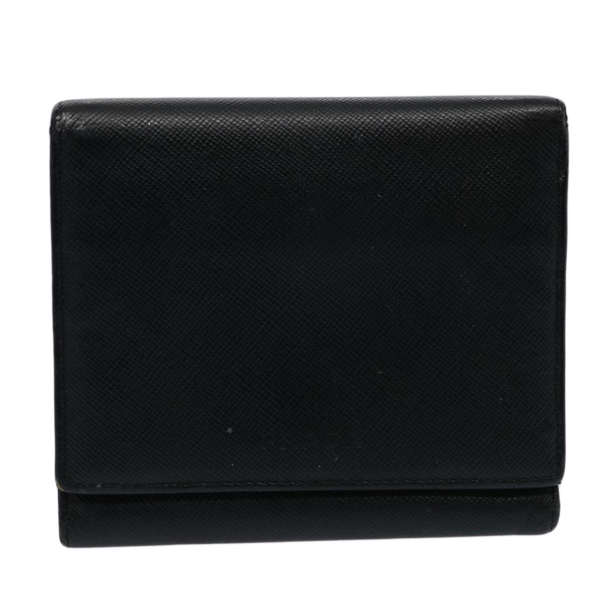 PRADA Wallet Safiano leather 6Set Black Pink purple Auth ar10916
