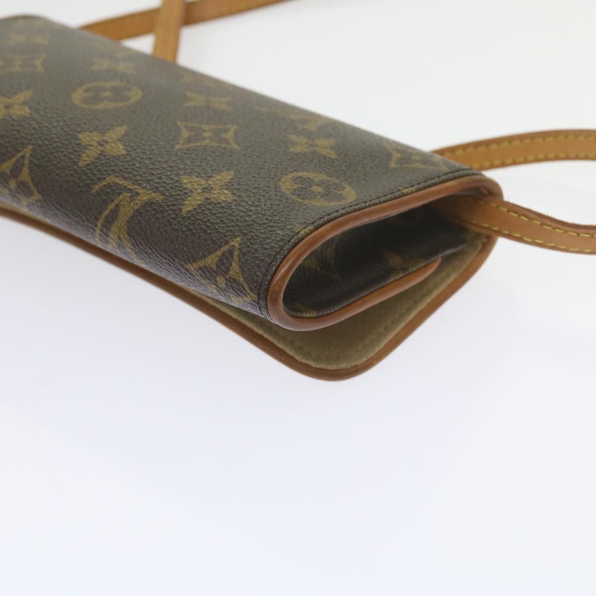 LOUIS VUITTON Monogram Pochette Twin PM Shoulder Bag M51854 LV Auth ar10953B