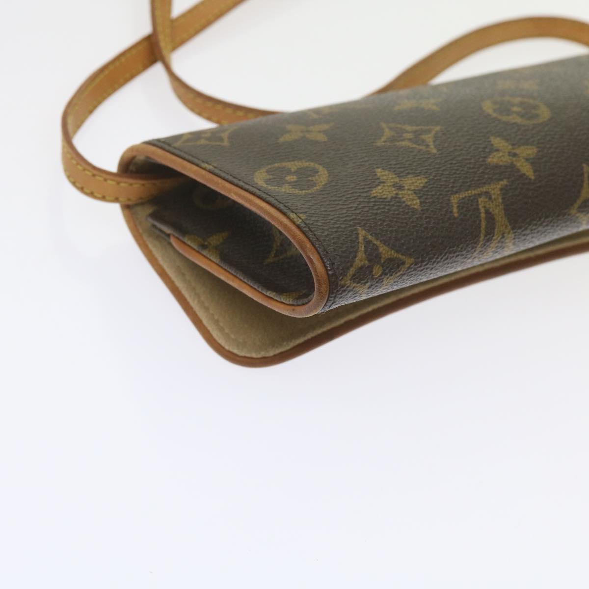 LOUIS VUITTON Monogram Pochette Twin PM Shoulder Bag M51854 LV Auth ar10953B