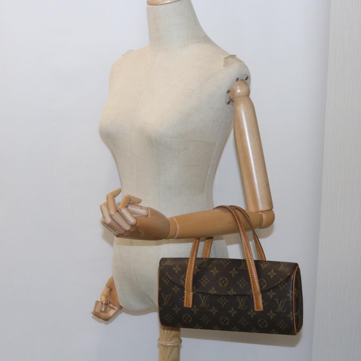 LOUIS VUITTON Monogram Sonatine Hand Bag M51902 LV Auth ar10957B