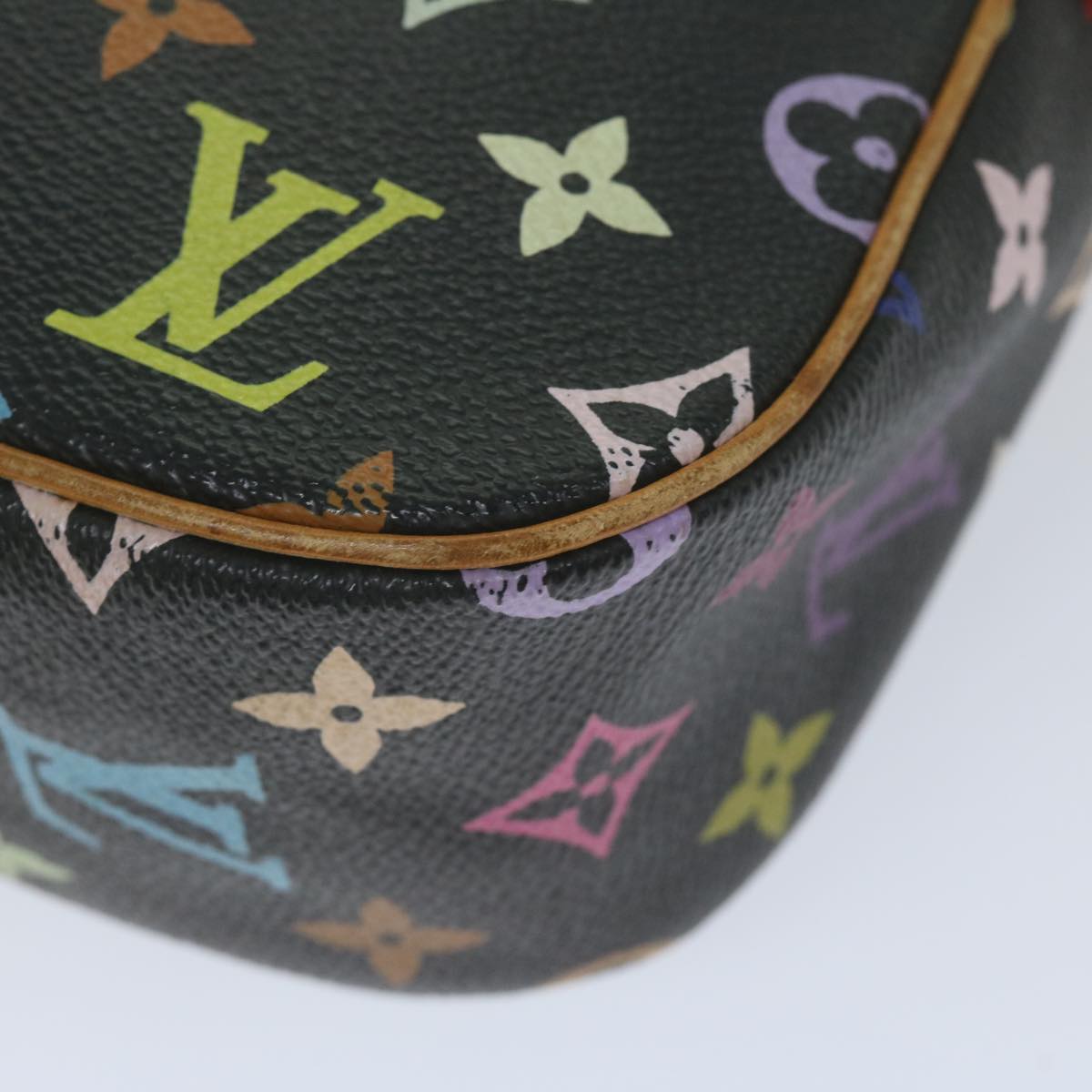 LOUIS VUITTON Monogram Multicolor Sologne Bag Black M92639 LV Auth ar10967B