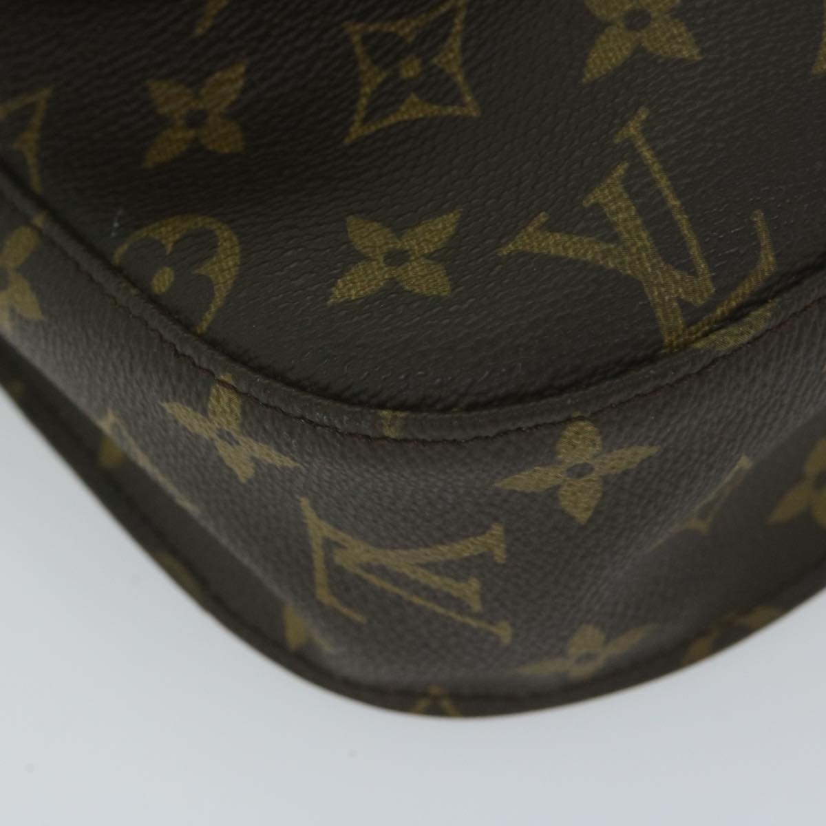 LOUIS VUITTON Monogram Saint Cloud GM Shoulder Bag M51242 LV Auth ar10978B