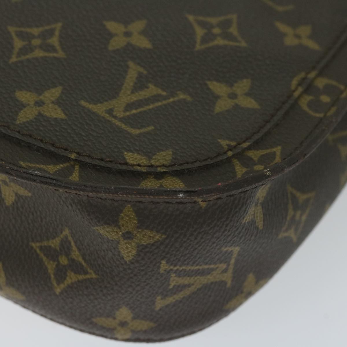 LOUIS VUITTON Monogram Saint Cloud GM Shoulder Bag M51242 LV Auth ar10978B