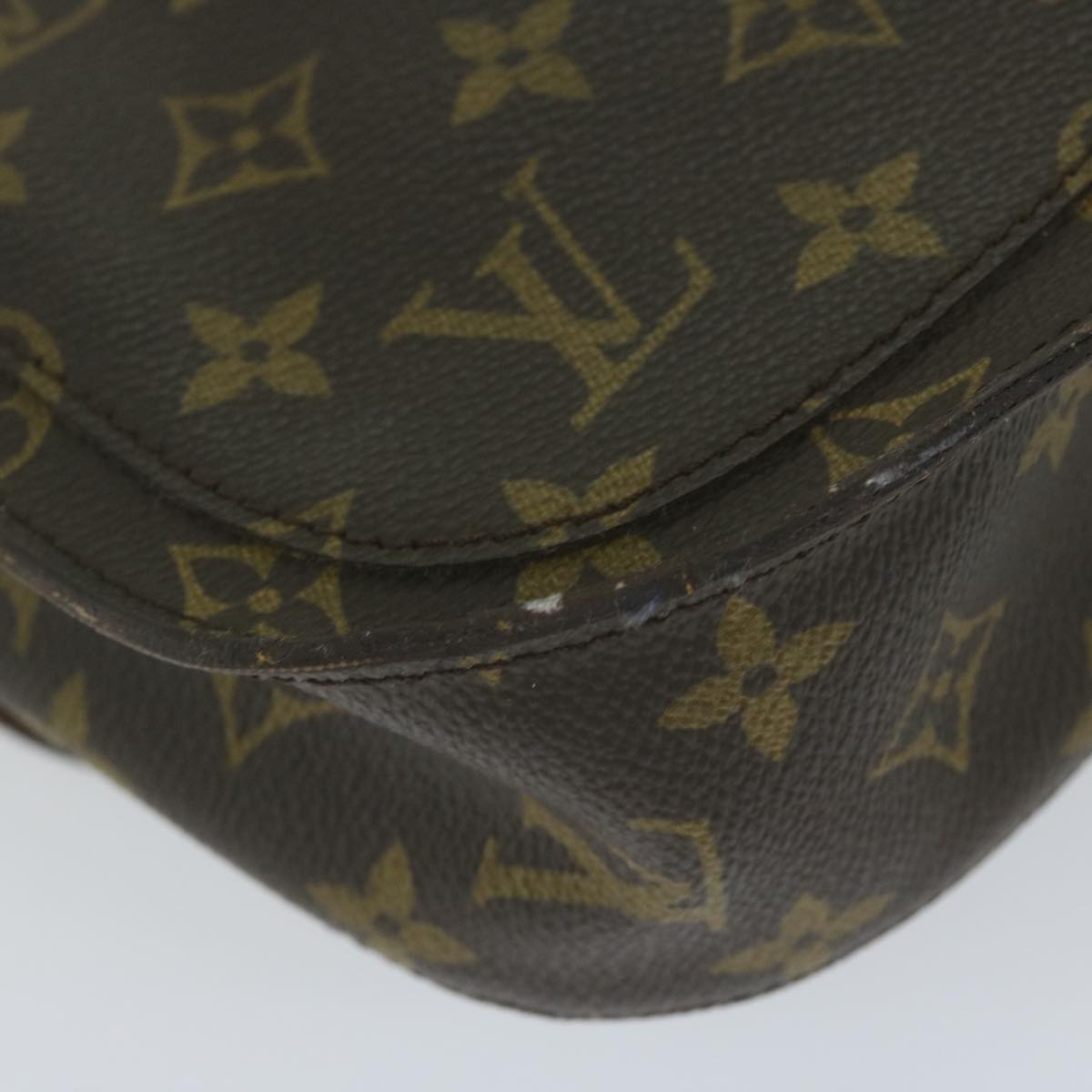 LOUIS VUITTON Monogram Saint Cloud GM Shoulder Bag M51242 LV Auth ar10978B