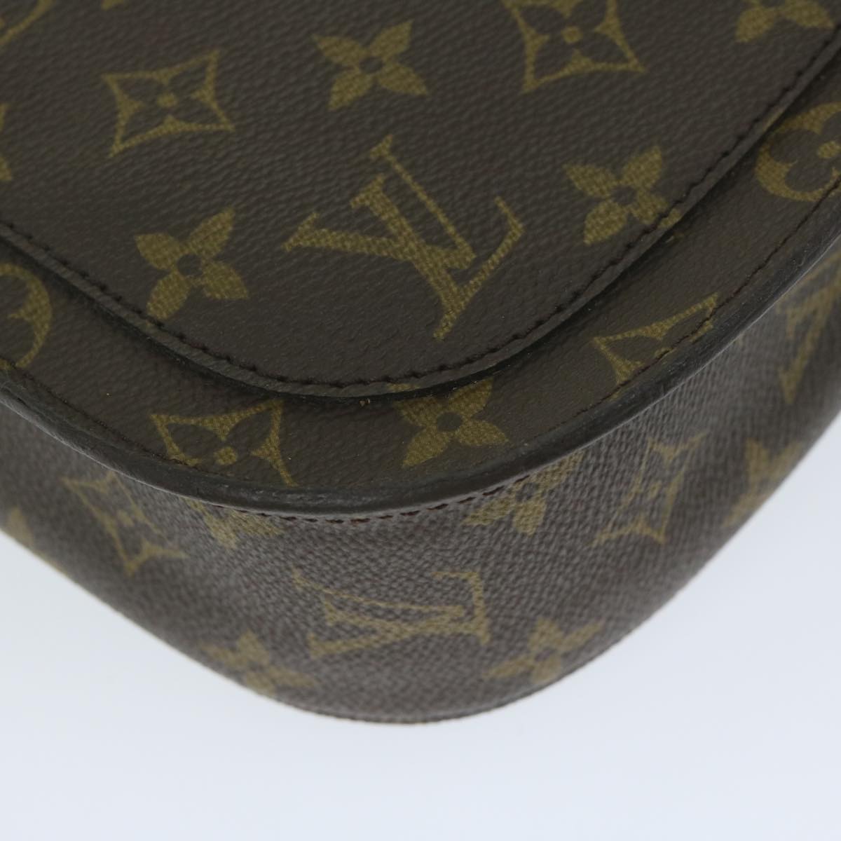 LOUIS VUITTON Monogram Saint Cloud GM Shoulder Bag M51242 LV Auth ar10979B