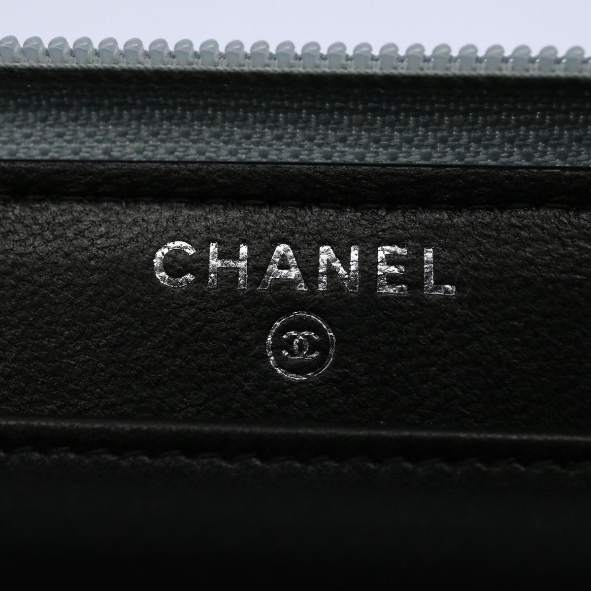 CHANEL Boy Chanel Matelasse Wallet Nylon Black CC Auth ar10980B