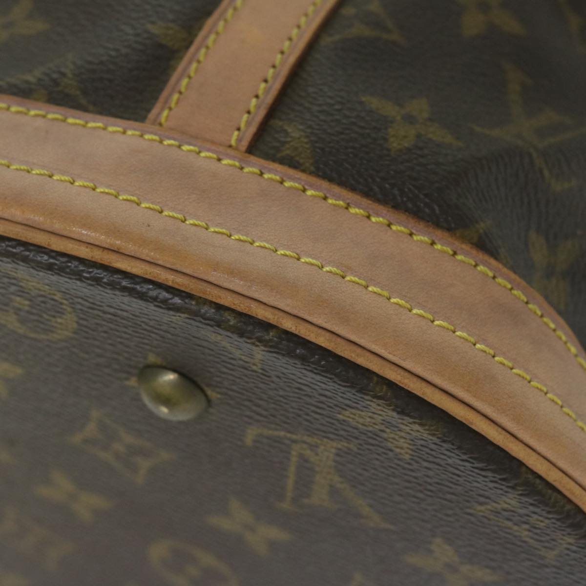 LOUIS VUITTON Monogram Bucket GM Shoulder Bag M42236 LV Auth ar10990B