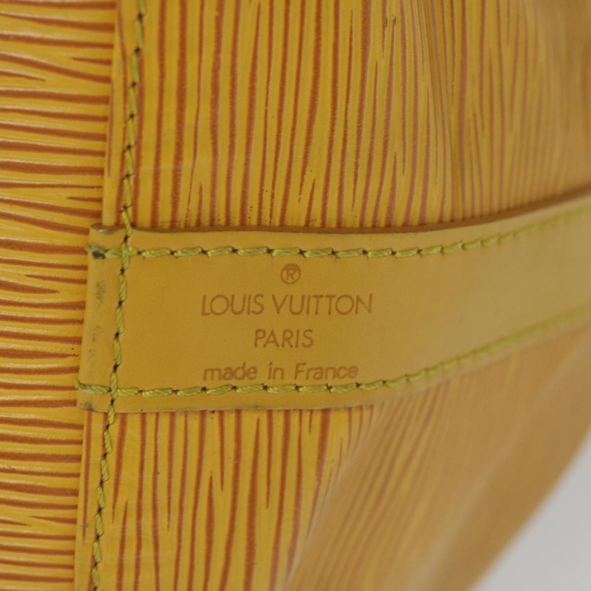 LOUIS VUITTON Epi Petit Noe Shoulder Bag Tassili Yellow M44109 LV Auth ar10998