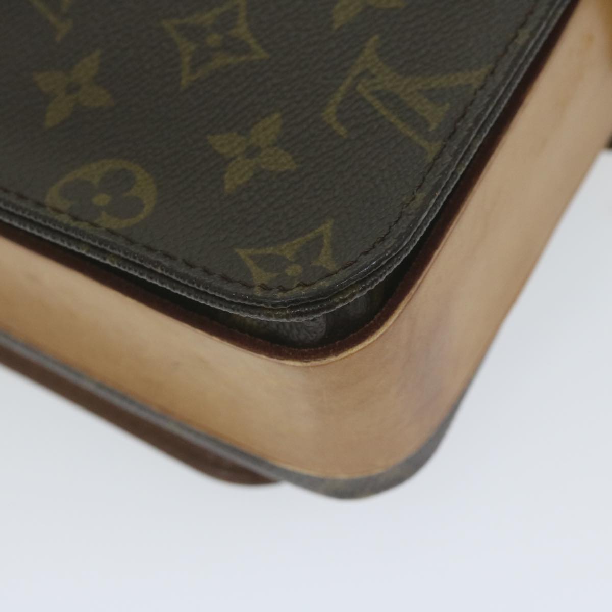 LOUIS VUITTON Monogram Cartouchiere GM Shoulder Bag M51252 LV Auth ar11029