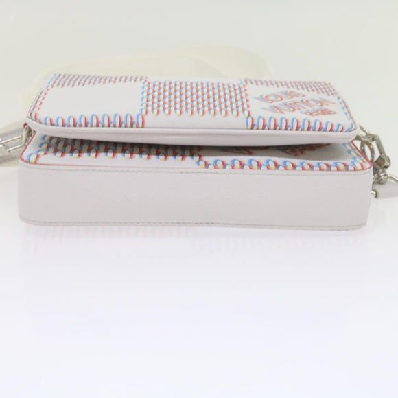 LOUIS VUITTON Damier Giant Spray Trio Messenger Bag White M20665 Auth ar11066SM