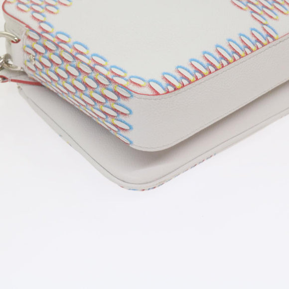 LOUIS VUITTON Damier Giant Spray Trio Messenger Bag White M20665 Auth ar11066SM