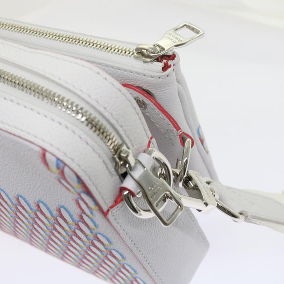 LOUIS VUITTON Damier Giant Spray Trio Messenger Bag White M20665 Auth ar11066SM