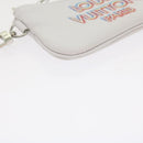 LOUIS VUITTON Damier Giant Spray Trio Messenger Bag White M20665 Auth ar11066SM-33