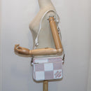 LOUIS VUITTON Damier Giant Spray Trio Messenger Bag White M20665 Auth ar11066SM-42