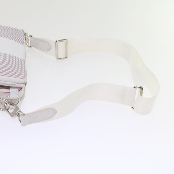 LOUIS VUITTON Damier Giant Spray Trio Messenger Bag White M20665 Auth ar11066SM