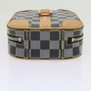 LOUIS VUITTON Damier Versette Vertical Hand Bag White Black N60273 Auth ar11067S-5