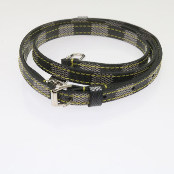 LOUIS VUITTON Damier Versette Vertical Hand Bag White Black N60273 Auth ar11067S