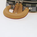 LOUIS VUITTON Damier Versette Vertical Hand Bag White Black N60273 Auth ar11067S-7