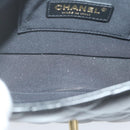 CHANEL Matelasse Turn Lock Chain Shoulder Bag Lamb Skin Black CC Auth ar11105AM-10