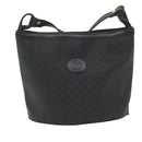 GUCCI Micro GG Canvas Shoulder Bag Black 001 14 0712 Auth ar11126-13